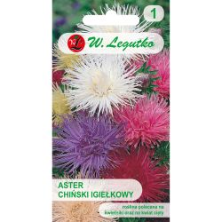 Aster chiński igiełkowy mieszanka 1.25g - Nasiona - W. Legutko Aster chiński igiełkowy mieszanka 1.25g - Nasiona - W. Legutko