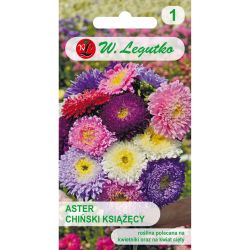 Aster chiński książęcy mieszanka 1.25g - Nasiona - W. Legutko Aster chiński książęcy mieszanka 1.25g - Nasiona - W. Legutko