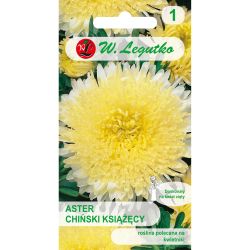 Aster chiński książęcy żółty 1g - Nasiona - W. Legutko Aster chiński książęcy żółty 1g - Nasiona - W. Legutko