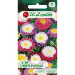 Aster chiński Supreme mieszanka 0.50g - Nasiona - W. Legutko Aster chiński Supreme mieszanka 0.50g - Nasiona - W. Legutko