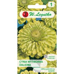 Cynia wytworna Envy daliowa zielona 1g - Nasiona - W. Legutko Cynia wytworna Envy daliowa zielona 1g - Nasiona - W. Legutko