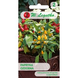Papryka ozdobna mieszanka 0.20g - Nasiona - W. Legutko