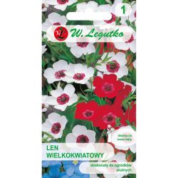 Len wielkokwiatowy mieszanka 1g - Nasiona - W. Legutko