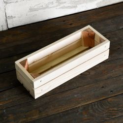 Skrzynka drewniana 29,5x10,5 - Akcesoria Ogrodowe - W. Legutko Skrzynka drewniana 29,5x10,5 - Akcesoria Ogrodowe - W. Legutko