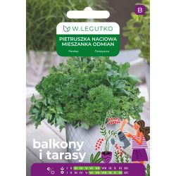 Pietruszka mieszanka odmian 5g na balkon i taras - Nasiona - W. Legutko