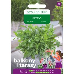 Rukola 2g na balkon i taras - Nasiona - W. Legutko
