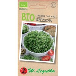 Nasiona na kiełki eko rzeżucha 15g - Nasiona - W. Legutko