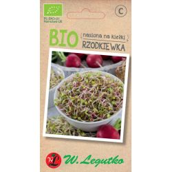 Nasiona na kiełki eko rzodkiewka 10g - Nasiona - W. Legutko