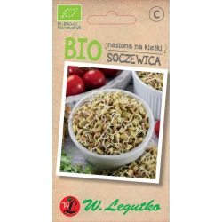 Nasiona na kiełki eko soczewica 30g - Nasiona - W. Legutko