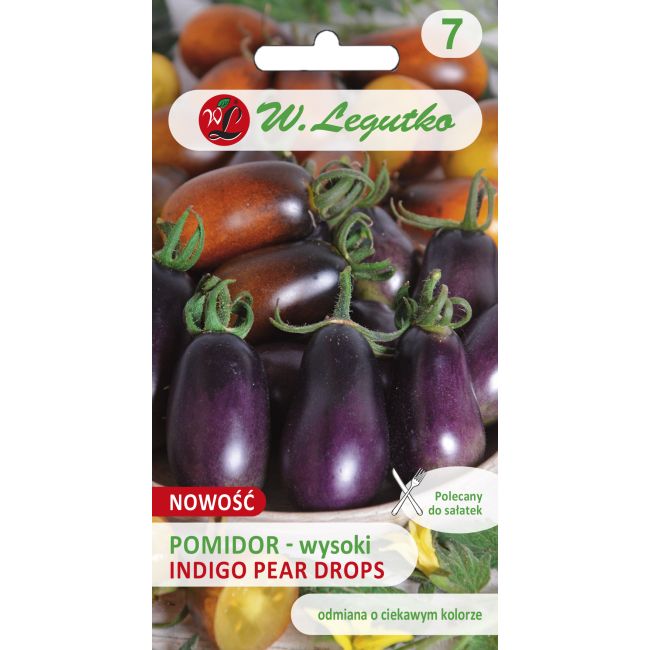 Pomidor Indigo Pear Drops - Nasiona - W. Legutko