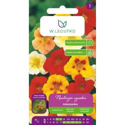 Nasturcja wysoka mieszanka 6g - Nasiona - W. Legutko Nasturcja wysoka mieszanka 6g - Nasiona - W. Legutko