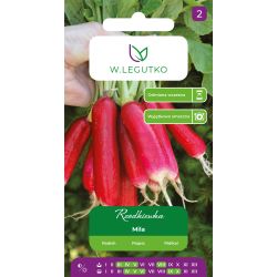 Rzodkiewka Mila 10g - Nasiona - W. Legutko