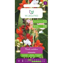 Fasola ozdobna mieszanka 10g - Nasiona - W. Legutko Fasola ozdobna mieszanka 10g - Nasiona - W. Legutko