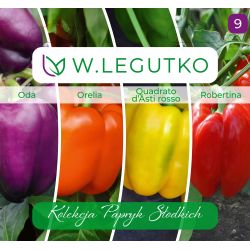 Kolekcja Papryk Słodkich - Nasiona - W. Legutko