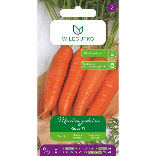 Marchew Opus F1 3g - Nasiona - W. Legutko