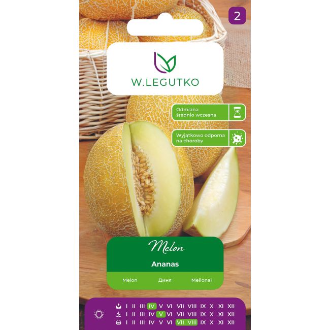 Melon Ananas 1g - Nasiona - W. Legutko