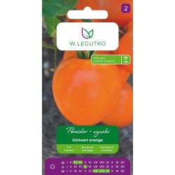 Pomidor Oxheart Orange 0,2g - Nasiona - W. Legutko