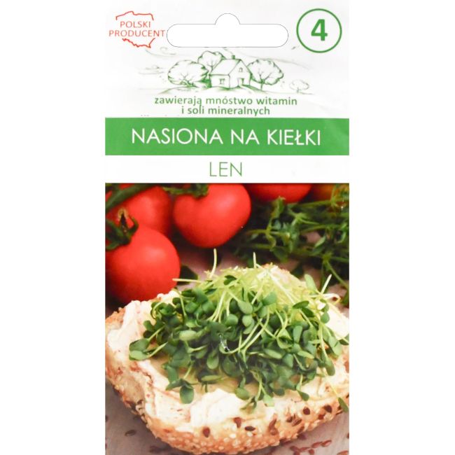 Nasiona na kiełki len zwyczajny 5g - Nasiona - W. Legutko