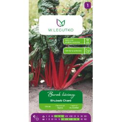 Burak liściowy Rhubarb Chard 5g - Nasiona - W. Legutko