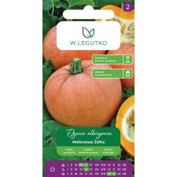 Dynia olbrzymia Melonowa Żółta 3g - Nasiona - W. Legutko