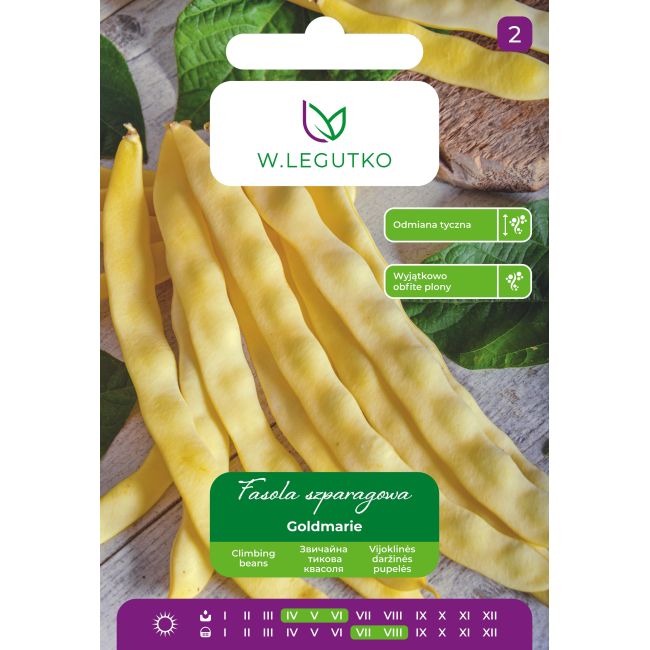 Fasola zwykła Goldmarie 10g - Nasiona - W. Legutko