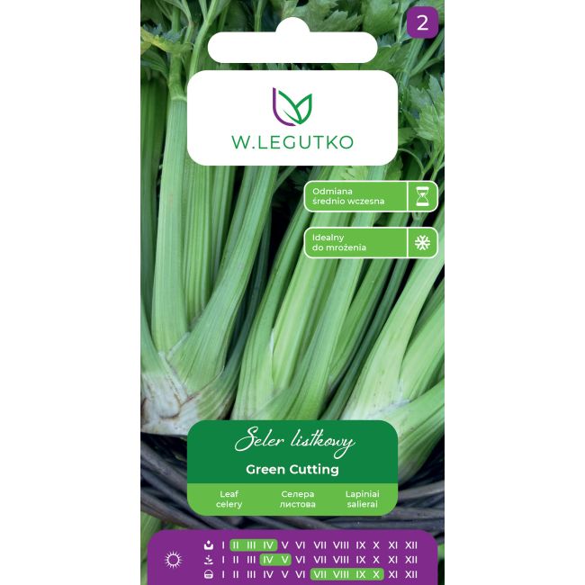 Seler listkowy Green Cutting 0.20g - Nasiona - W. Legutko