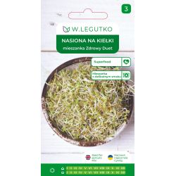 Nasiona na kiełki mieszanka Zdrowy Duet 20g - Nasiona - W. Legutko