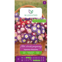 Aster chiński Supreme mieszanka 0.50g - Nasiona - W. Legutko