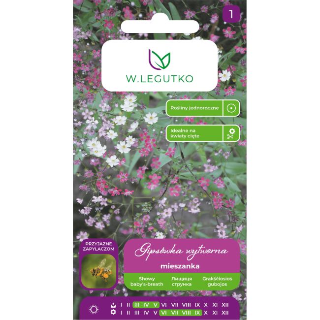 Gipsówka wytworna mieszanka 1g - Nasiona - W. Legutko