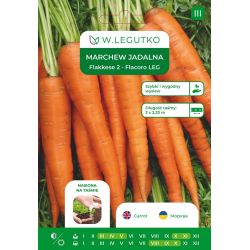 Marchew Flakkese 2 Flacoro LEG 7m taśma - Nasiona - W. Legutko