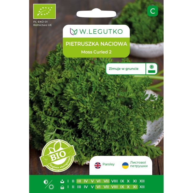Pietruszka BIO Moss Curled 2 5g - Nasiona - W. Legutko