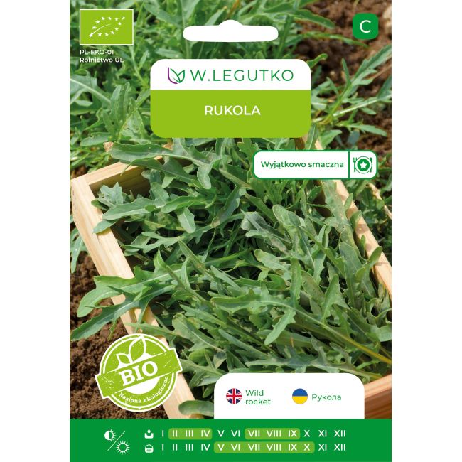 Rukola BIO 0.30g - Nasiona - W. Legutko