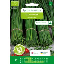 Szczypiorek BIO Medium leaf 1g - Nasiona - W. Legutko