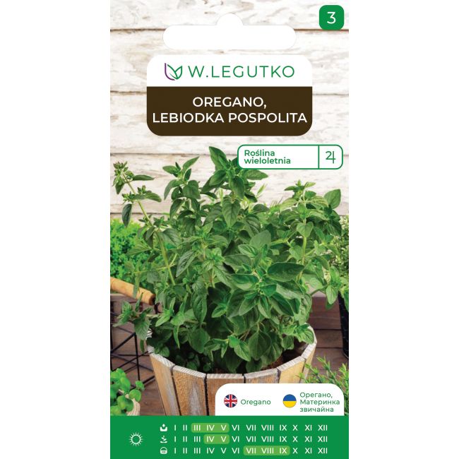 Oregano, Lebiodka pospolita 0.10g - Nasiona - W. Legutko