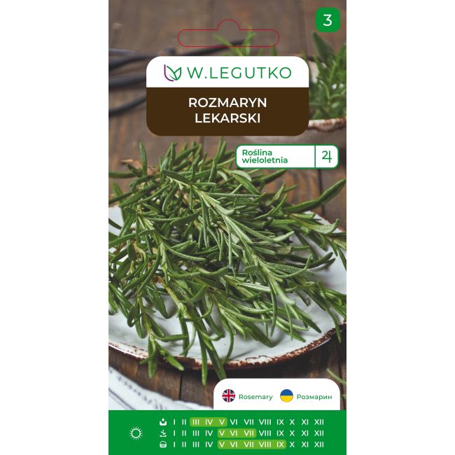 Rozmaryn lekarski 0.10g - Nasiona - W. Legutko