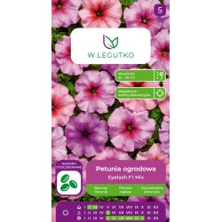 Petunia ogrodowa Eyelash F1 Mix 10szt. - Nasiona - W. Legutko
