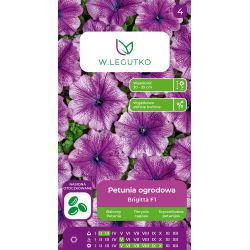 Petunia ogrodowa Brigitta F1 fioletowa 10szt. - Nasiona - W. Legutko