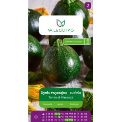 Dynia zwyczajna Tondo di Piacenza zielona 2.00g - Nasiona - W. Legutko