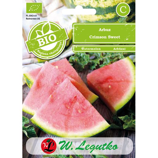 Arbuz BIO Crimson Sweet 0.50g - Nasiona - W. Legutko