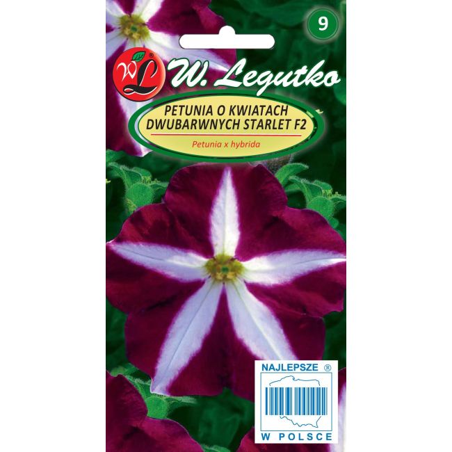 Petunia - kwiaty dwubarwne - Starlet - F2 - Nasiona - W. Legutko