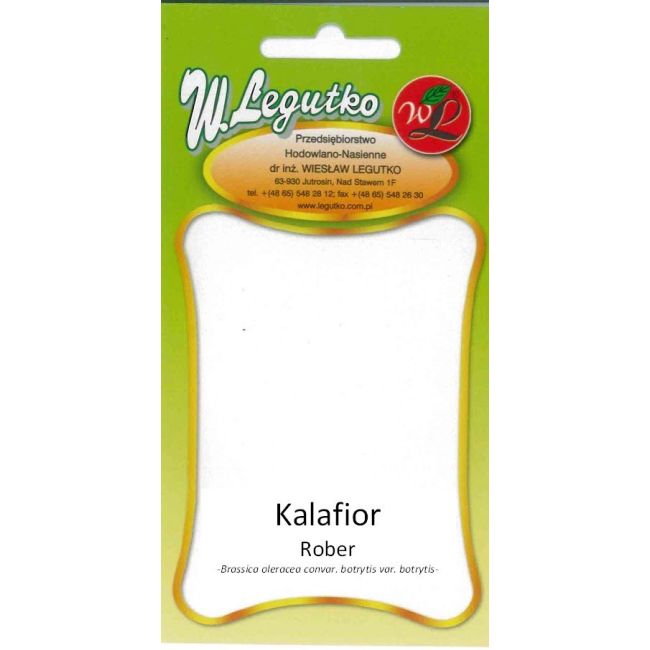 Kalafior - Rober - 10g - Nasiona - W. Legutko