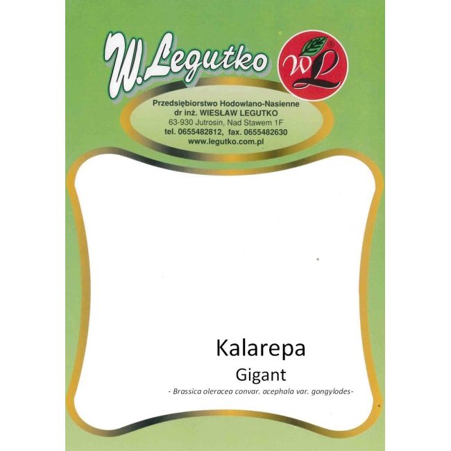 Kalarepa - Gigant - 50g - Nasiona - W. Legutko