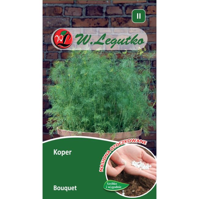 Koper ogrodowy - Bouquet - 300 szt. nasion - Nasiona - W. Legutko