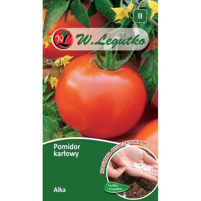 Pomidor karłowy - Alka - 100 szt. nasion - Nasiona - W. Legutko