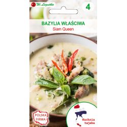 Kuchnie świata Bazylia Siam Queen 1g - Nasiona - W. Legutko Kuchnie świata Bazylia Siam Queen 1g - Nasiona - W. Legutko