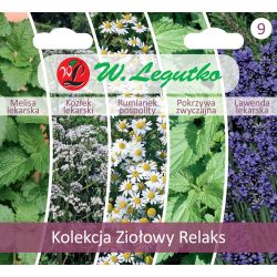 Kolekcja Ziołowy Relaks - Nasiona - W. Legutko Kolekcja Ziołowy Relaks - Nasiona - W. Legutko