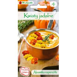 Kwiaty jadalne - Aksamitka rozpierzchła mieszanka 1g - Nasiona - W. Legutko