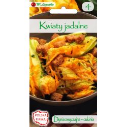 Kwiaty jadalne - Dynia zwyczajna Astra Polka cukinia 2g - Nasiona - W. Legutko
