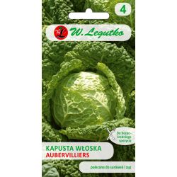 Kapusta włoska Aubervilliers 1g - Nasiona - W. Legutko
