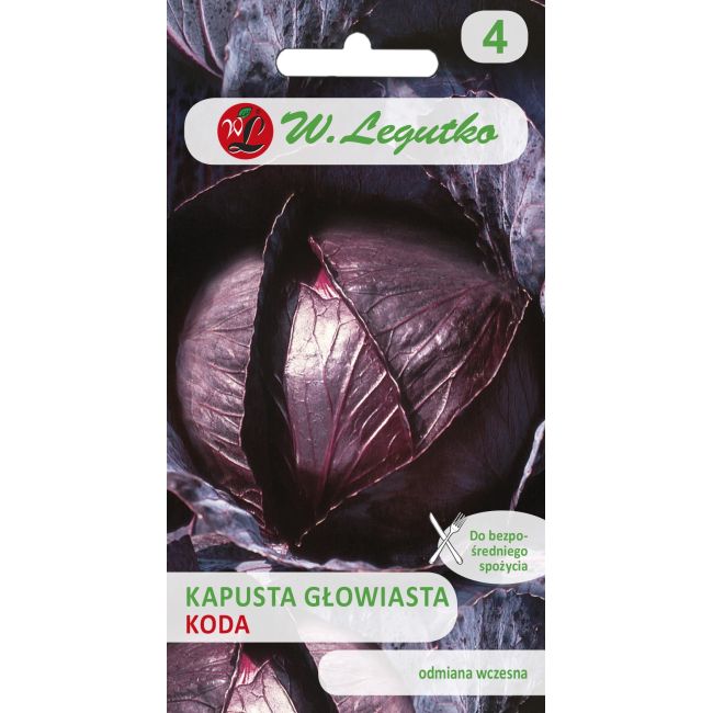 Kapusta głowiasta Koda 2g - Nasiona - W. Legutko Kapusta głowiasta Koda 2g - Nasiona - W. Legutko